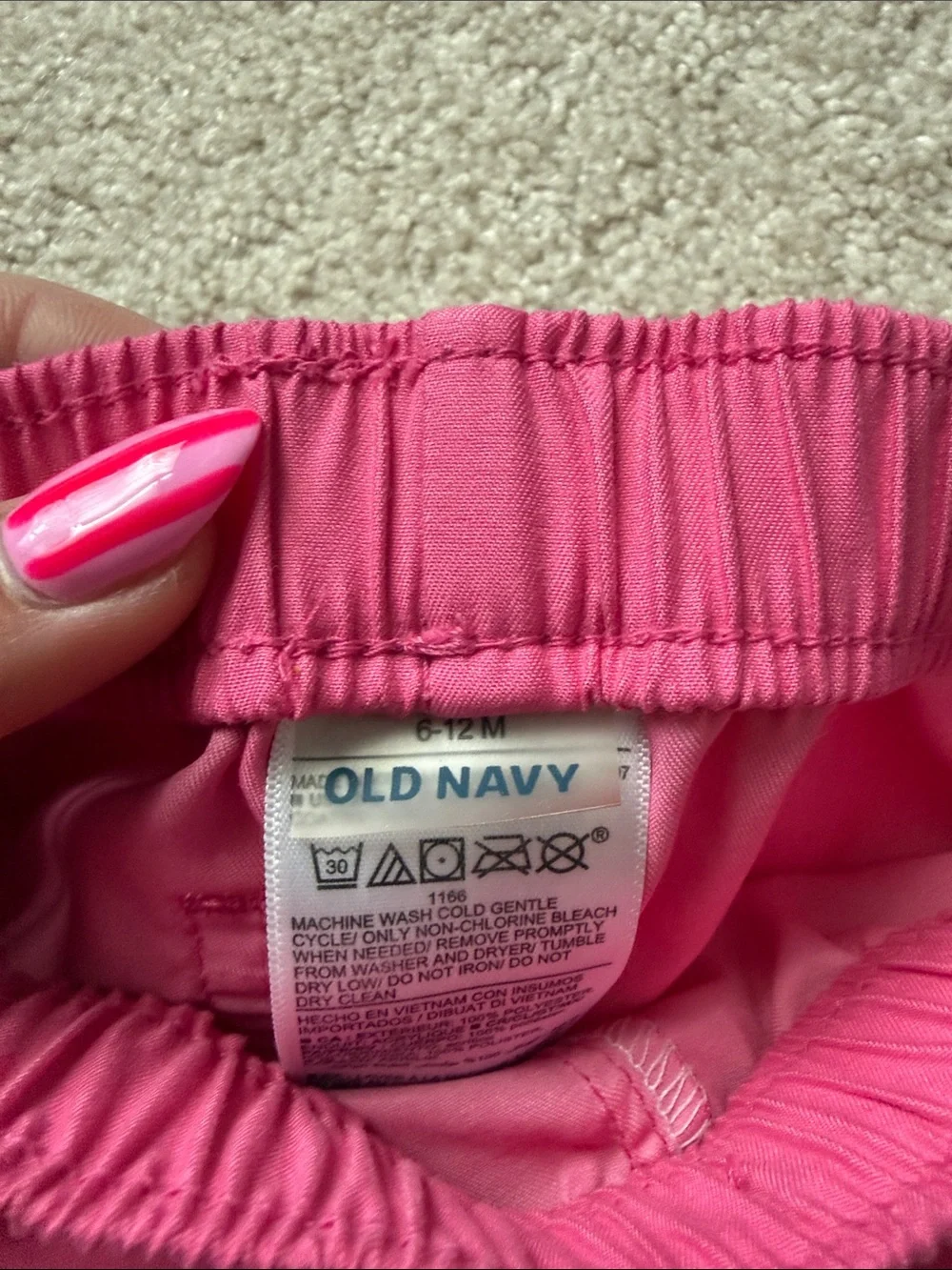 Old Navy Kids Pink Swim Shorts | Size 6-12 Months